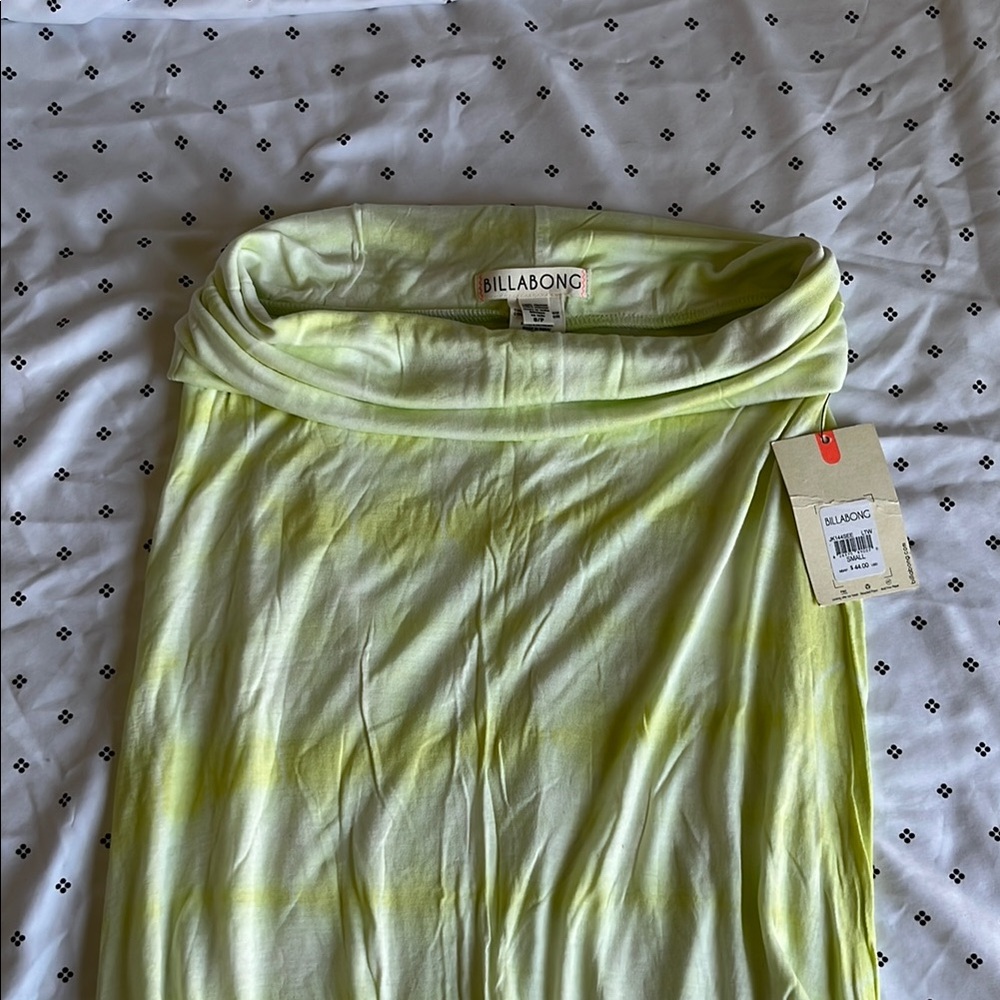 Billabong Yellow and Green Skirt